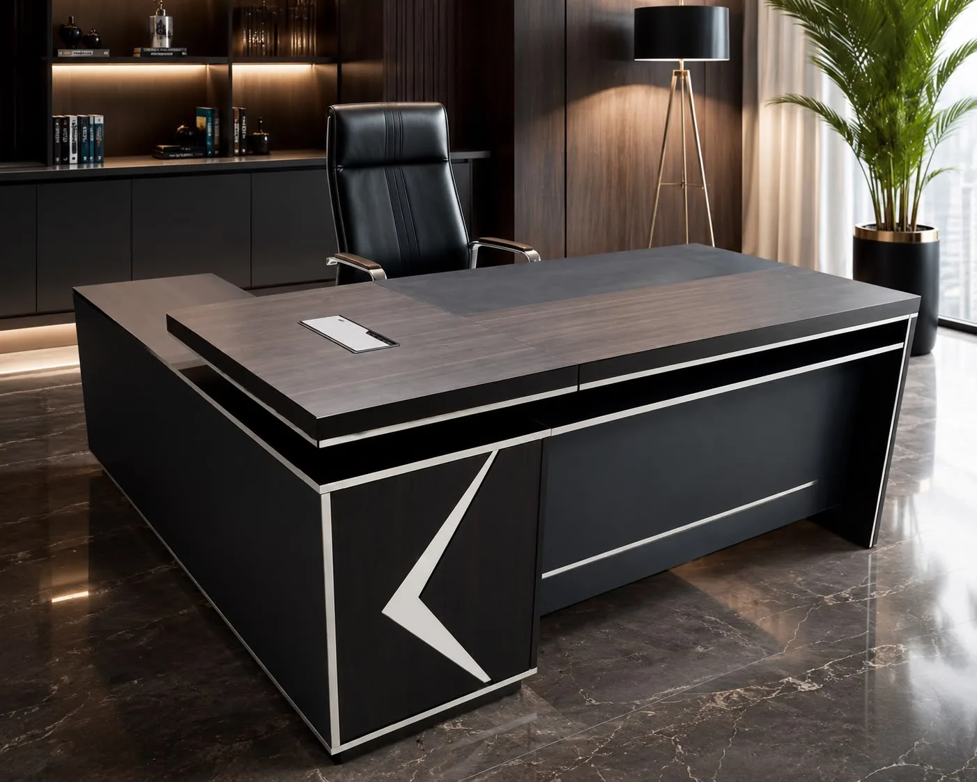 Executive Desk with Side Return YS Series
