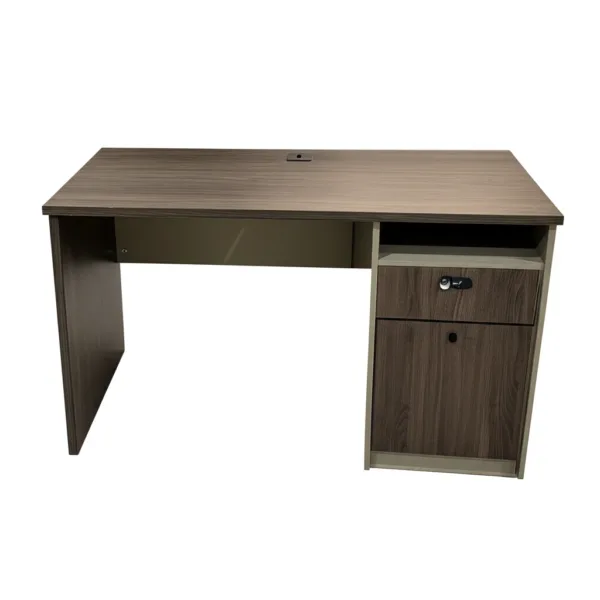 1.2M Office Desk with Safe Combination 1205 (Dark)
