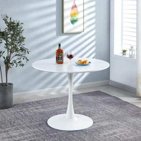 White Round Table