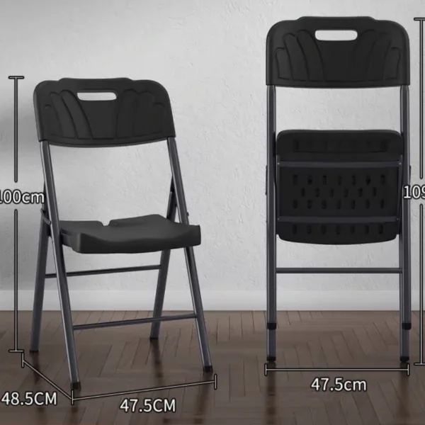 Foldable Chair M356-Black