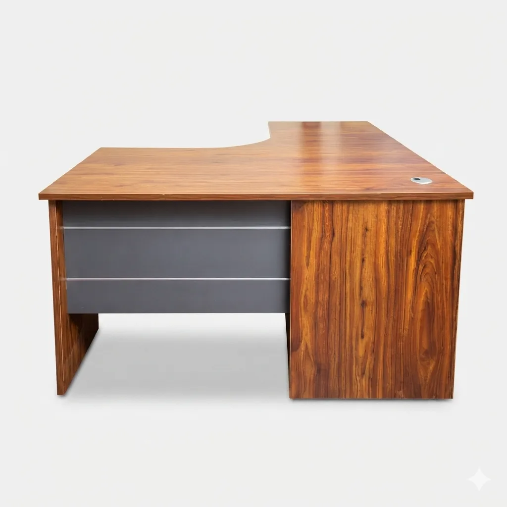 1.4M L-Shape Desk with Storage