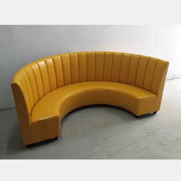 C-Shape Restaurant/Lounge sofa in Pu Leather