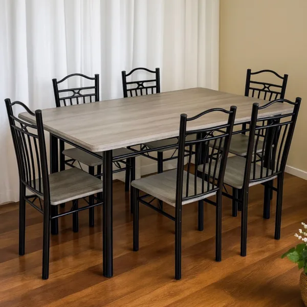 Minimalistic 6 Seater Dining Set