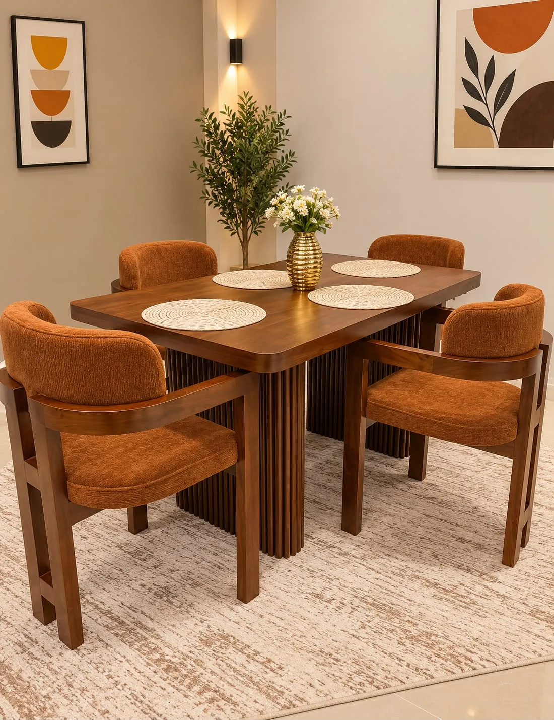 Kivu 4 Seater Dining Set