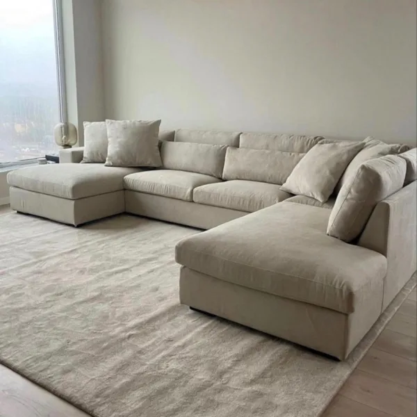 Elegant Cameron 8 Seater L-Shape Sofa designed for comfort and durability in a modern living room
